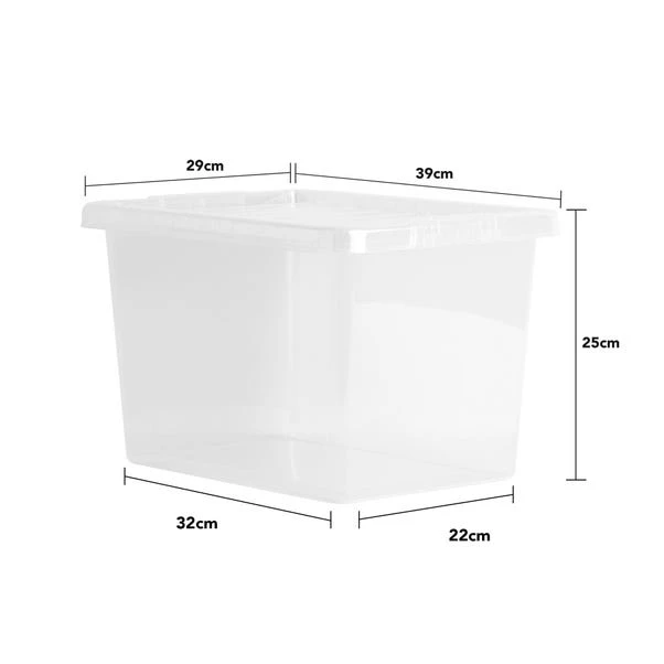 Wham Crystal Set Of 5 Storage Boxes & Lids 10 Wham Crystal Set Of 5 Storage Boxes & Lids - Image 10