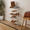 5 Tier Extendable Metal Shoe Rack