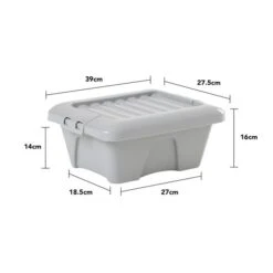 Wham Home Set Of 6 9L Grey Boxes With Lids -ELEND SHOP 30920832 alt05