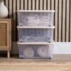 Wham Set Of 3 Storage Boxes With Wheels & Lid