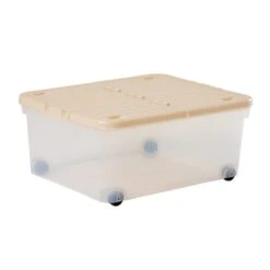 Wham Set Of 3 Storage Boxes With Wheels & Lid -ELEND SHOP 30920837 alt03