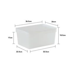 Wham Set Of 4 Studio Clear Boxes With Lids -ELEND SHOP 30920841 alt05