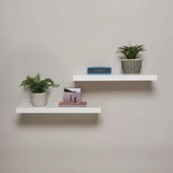 Set Of 2 Floating Shelves, 60cm