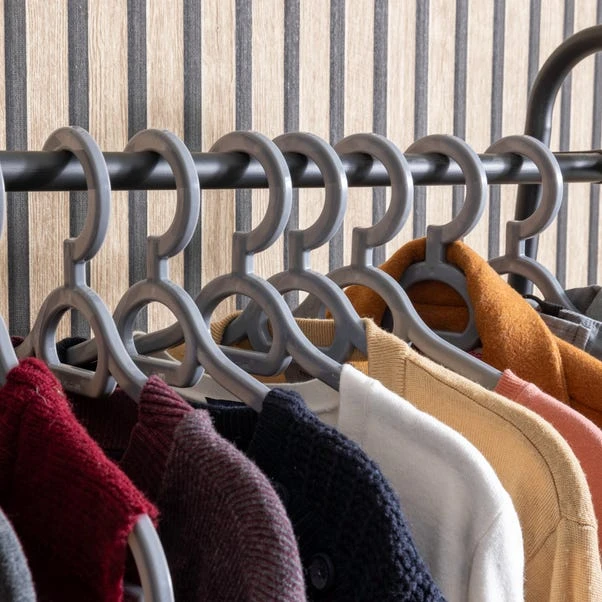 Wham Pack Of 12 Adult Clothes Hangers 2 Wham Pack Of 12 Adult Clothes Hangers - Image 2