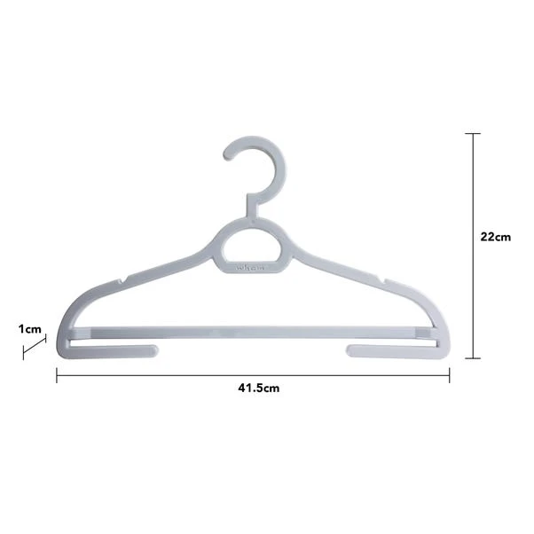 Wham Pack Of 12 Adult Clothes Hangers 6 Wham Pack Of 12 Adult Clothes Hangers - Image 6