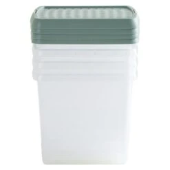 Wham Clip Pack Of 4 Square Storage Boxes With Lids -ELEND SHOP 30920895 alt03