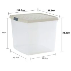 Wham Clip Pack Of 4 Square Storage Boxes With Lids -ELEND SHOP 30920896 alt05