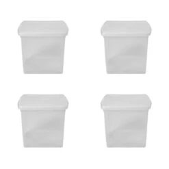 Wham Clip Pack Of 4 Square Storage Boxes With Lids -ELEND SHOP 30920897 alt03