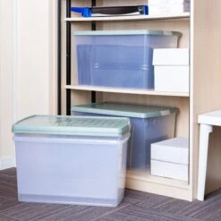 Wham Clip Pack Of 4 Rectangle Storage Boxes With Lids -ELEND SHOP 30920901