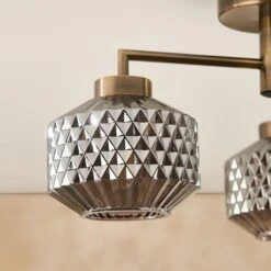 Abingdon 3 Light Semi Flush Ceiling Light -ELEND SHOP 30920993 alt02