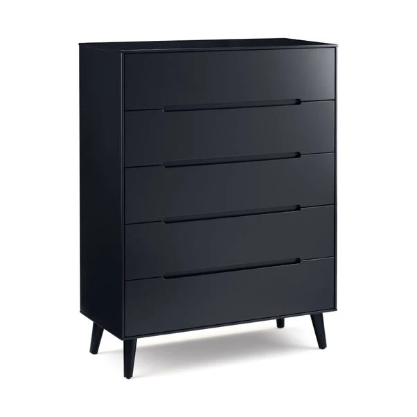 Cecil 5 Drawer Chest, Anthracite 1 Cecil 5 Drawer Chest, Anthracite