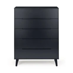 Cecil 5 Drawer Chest, Anthracite 8 Cecil 5 Drawer Chest, Anthracite -ELEND SHOP 30921187 alt02