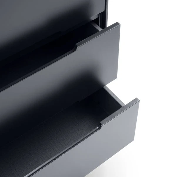 Cecil 5 Drawer Chest, Anthracite 6 Cecil 5 Drawer Chest, Anthracite - Image 6