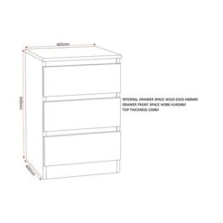 Walker Double Wardrobe Bedroom Furniture Set -ELEND SHOP 30921332 alt09