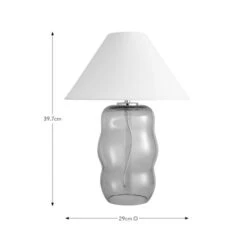 Phoebe Abstract Glass Table Lamp -ELEND SHOP 30921607 alt08