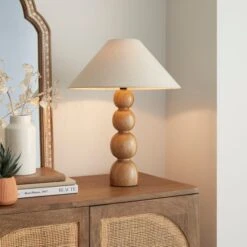 Fern Bobble Wooden Table Lamp Base 9 Fern Bobble Wooden Table Lamp Base -ELEND SHOP 30922857 alt02