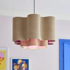 Sophie Robinson Wavy Two Tier Lamp Shade 32 Sophie Robinson Wavy Two Tier Lamp Shade -ELEND SHOP 30923206