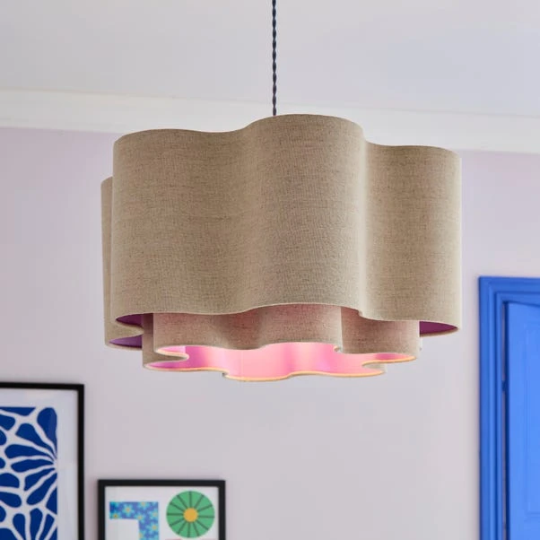 Sophie Robinson Wavy Two Tier Lamp Shade 1 Sophie Robinson Wavy Two Tier Lamp Shade