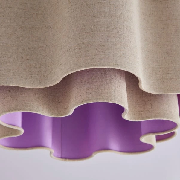 Sophie Robinson Wavy Two Tier Lamp Shade 4 Sophie Robinson Wavy Two Tier Lamp Shade - Image 4