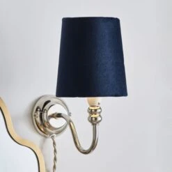 Clara Velvet Tapered Lamp Shade -ELEND SHOP 30923596