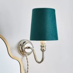 Clara Velvet Tapered Lamp Shade -ELEND SHOP 30923597