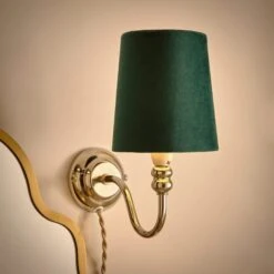 Clara Velvet Tapered Lamp Shade -ELEND SHOP 30923597 alt01