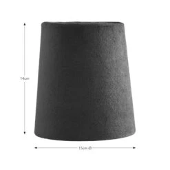 Clara Velvet Tapered Lamp Shade -ELEND SHOP 30923597 alt08