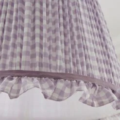 Carys Frilled Gingham Lamp Shade -ELEND SHOP 30923637 alt02