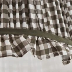 Carys Frilled Gingham Lamp Shade -ELEND SHOP 30923639 alt02