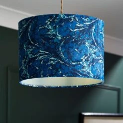 Marble Drum Lamp Shade -ELEND SHOP 30923667