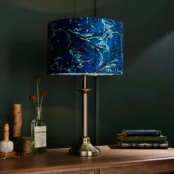 Marble Drum Lamp Shade -ELEND SHOP 30923667 alt02