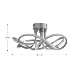 Margot Semi Flush LED Ceiling Light -ELEND SHOP 30923694 alt08