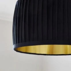 Sawyer Pleated Velvet Drum Lamp Shade 26 Sawyer Pleated Velvet Drum Lamp Shade -ELEND SHOP 30923800 alt02
