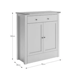 Olney Hallway Shoe Storage Unit, Stone -ELEND SHOP 30924850 alt09