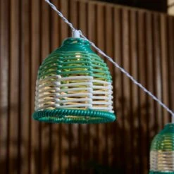 Woven 10 LED Indoor Outdoor Solar String Lights -ELEND SHOP 30925566 alt02