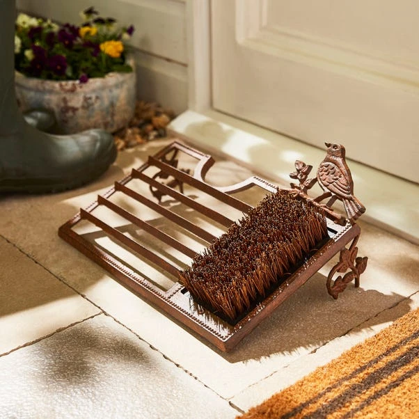 Bird Cast Iron Boot Brush 1 Bird Cast Iron Boot Brush