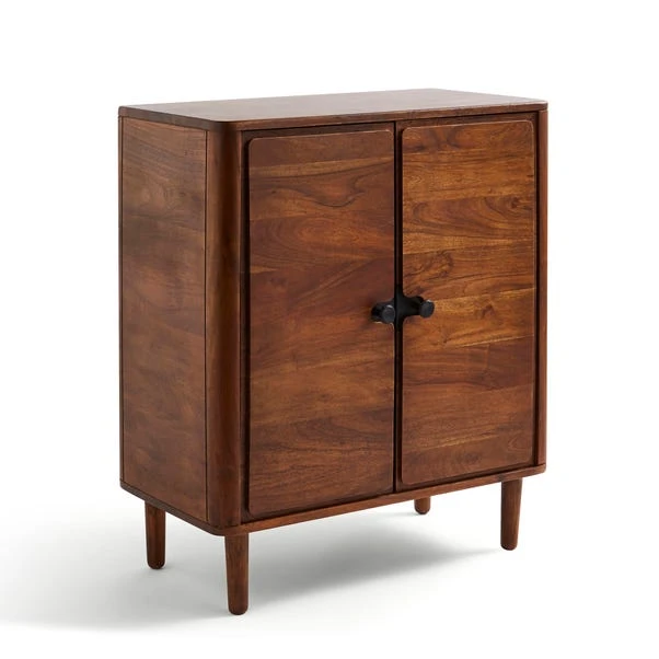 Alani 2 Door Bathroom Cabinet, Acacia Wood 4 Alani 2 Door Bathroom Cabinet, Acacia Wood - Image 4