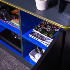 X Rocker Carbon Tek TV Media Cabinet With Neo Fibre LED For TVs Up To 42" 22 X Rocker Carbon Tek TV Media Cabinet With Neo Fibre LED For TVs Up To 42" -ELEND SHOP 30927175 alt04