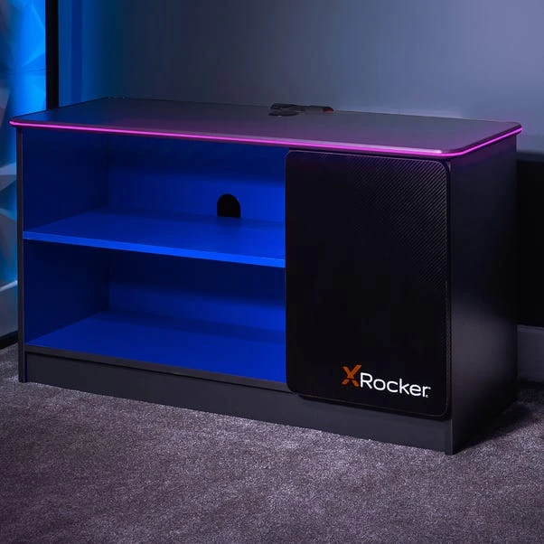 X Rocker Carbon Tek TV Media Cabinet With Neo Fibre LED For TVs Up To 42" 6 X Rocker Carbon Tek TV Media Cabinet With Neo Fibre LED For TVs Up To 42" - Image 6