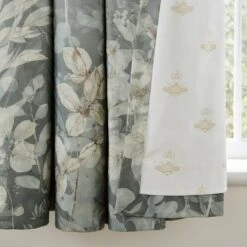 Dorma Whispering Leaves Pencil Pleat Blackout Curtains -ELEND SHOP 30927658 alt06