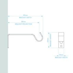 Globe Extendable Metal Eyelet Curtain Pole -ELEND SHOP 30928132 alt07