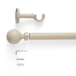 Ashton Fixed Metal Eyelet Curtain Pole 27 Ashton Fixed Metal Eyelet Curtain Pole -ELEND SHOP 30928172 alt02