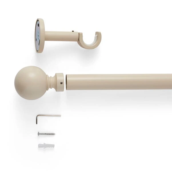 Ashton Fixed Metal Eyelet Curtain Pole 8 Ashton Fixed Metal Eyelet Curtain Pole - Image 8