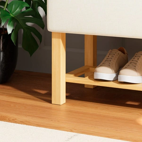 Upholstered Hallway Storage Bench 18 Upholstered Hallway Storage Bench - Image 18