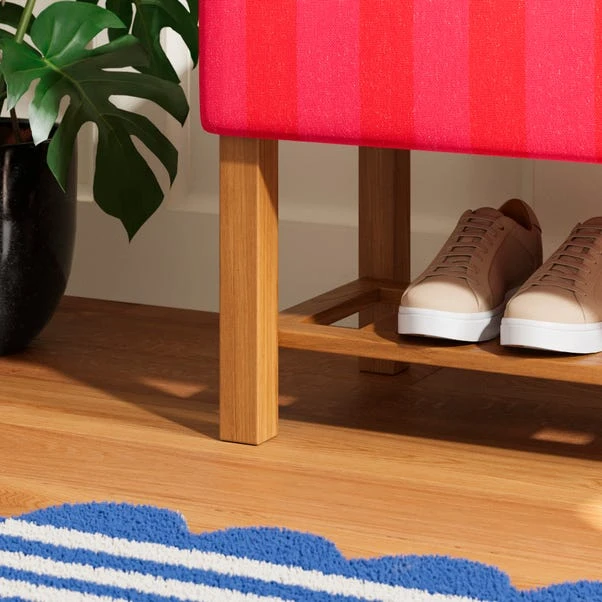 Upholstered Hallway Storage Bench 6 Upholstered Hallway Storage Bench - Image 6