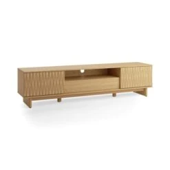 Inga Extra Wide TV Unit For TVs Up To 75", Oak Effect -ELEND SHOP 30928263 alt06