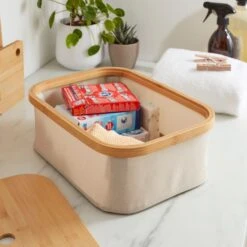 Berkeley Foldable Storage Basket With Lid -ELEND SHOP 30929117