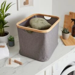 Berkeley Grey Storage Basket -ELEND SHOP 30929149