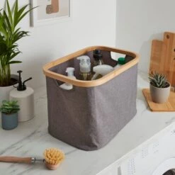 Berkeley Grey Storage Basket -ELEND SHOP 30929157