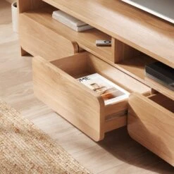 Bennett Extra Wide TV Unit For TVs Up To 70", Light Oak 9 Bennett Extra Wide TV Unit For TVs Up To 70", Light Oak -ELEND SHOP 30929181 alt02